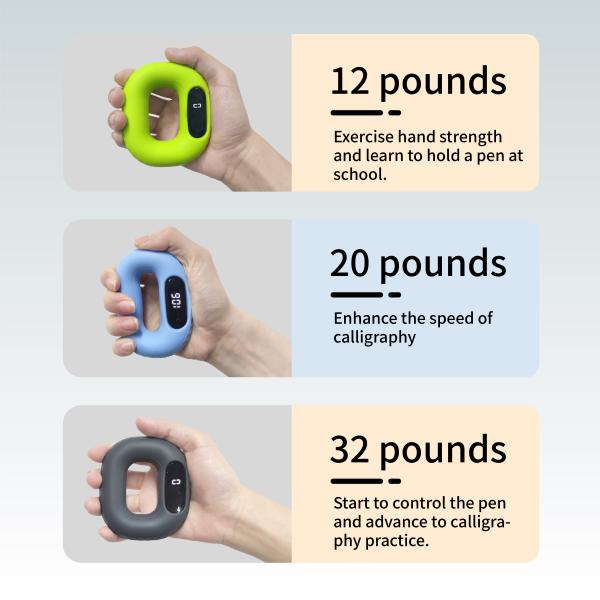 Household Counting Grip Ring Students Practice Hand Strength And Finger Training Fitness Equipment
