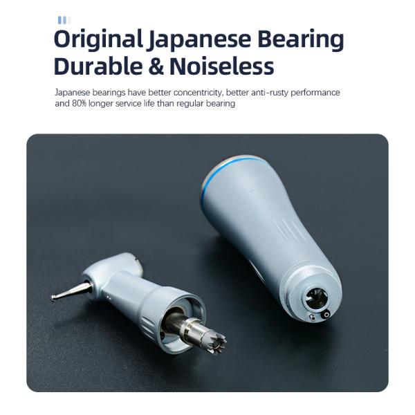 Стоматологический внутренний водяной спрей Низкая скорость ручной части комплект Контраугольный прямой ручной части воздушный двигатель