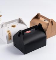 Custom Logo Bakery Carry Box Set for Cakes Pastries Cookies