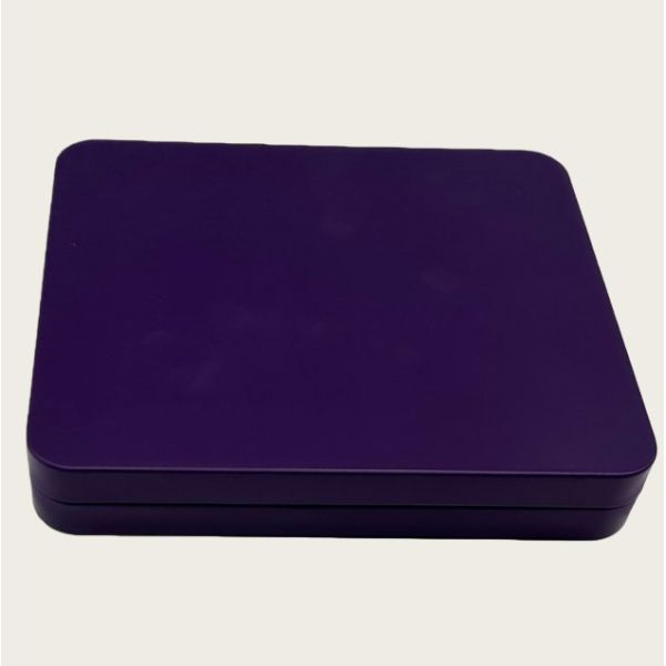 125*105*21mm Square Tin Box Packaging Offset Printing For Cigars Gift