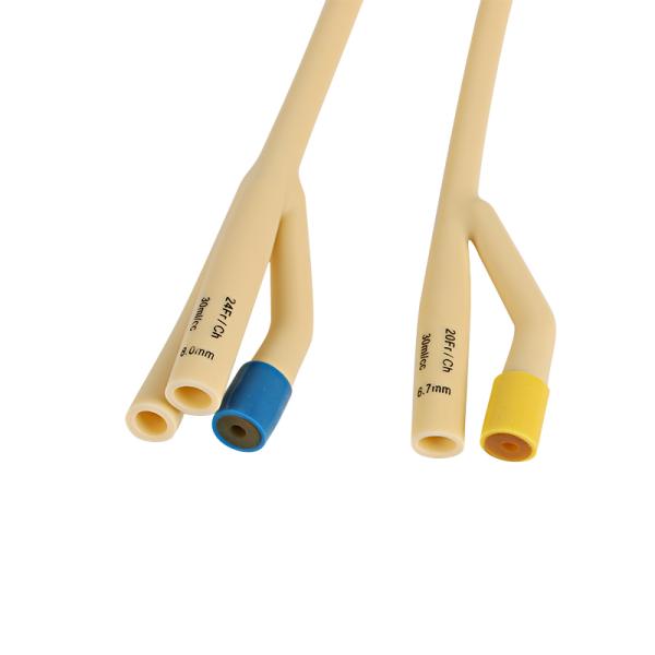 Латексный интермитантный женский катетер, трехсторонний интермитантный мочевой катетер