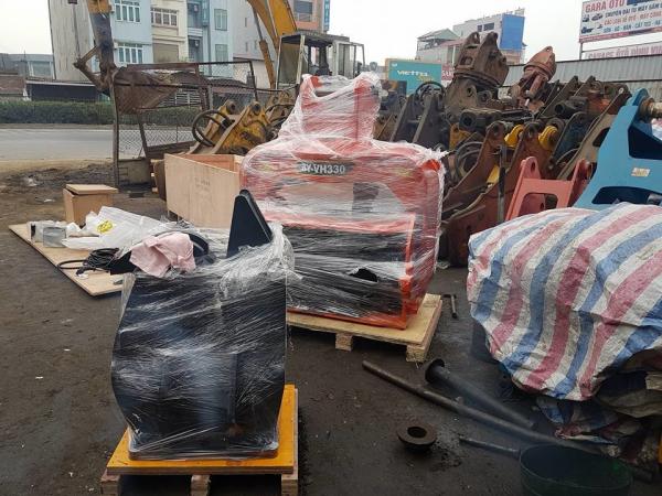 steel sheet pile excavator high frequency vibratory pile hammer/driver machine