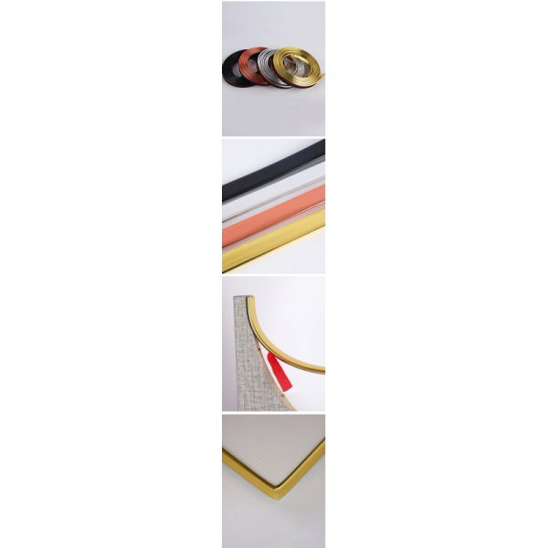 Custom Edge Banding Sizes in 226 Colors Waterproof Eco Friendly PVC Edge Banding for Furniture and Cabinets