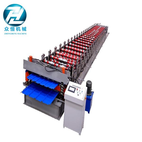 Electric Cutting Metal Double Layer Roofing Sheet Roll Forming Machine With CE