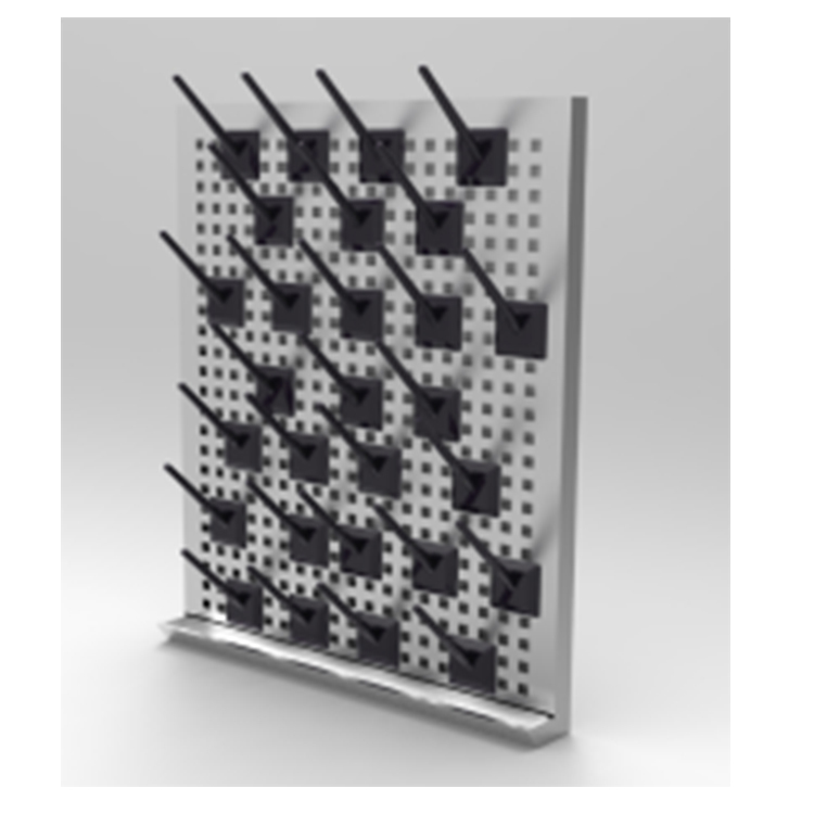 Multi Functional Stainless Steel Peg Board Glassware Laboratory Drying Rack Wall Mount