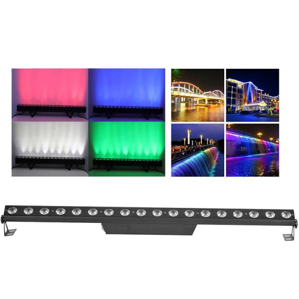 Внутренний светодиодный этап города DMX512 высокое качество пиксельной панели 18 * 4W 4in1 стирать DJ свет