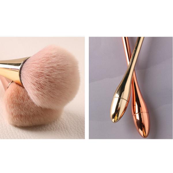 Деревянная щетка макияжа стороны ручки для чувствительной кожи