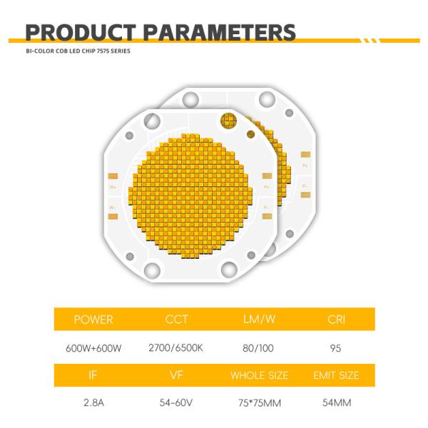 Module de lumière LED à haute IRC personnalisé puissant 200W 300W 500W 600W 700W 1200W
