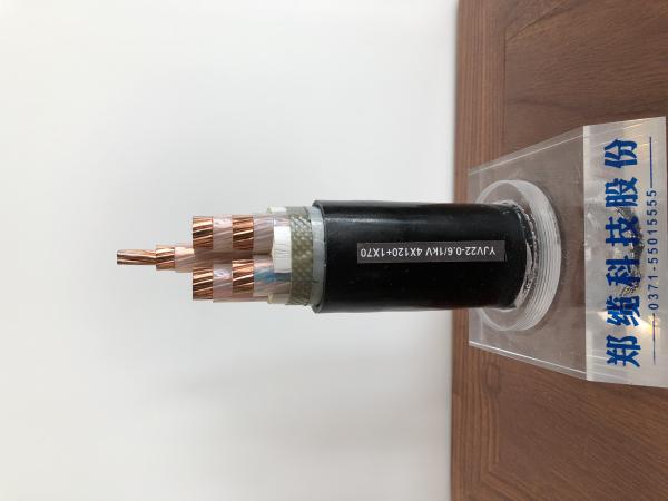 0.6/1KV o cabo distribuidor de corrente de baixa tensão 3+1C (blindado), PVC isolou o cabo (AL/CU/PVC/LSZH/DSTA)