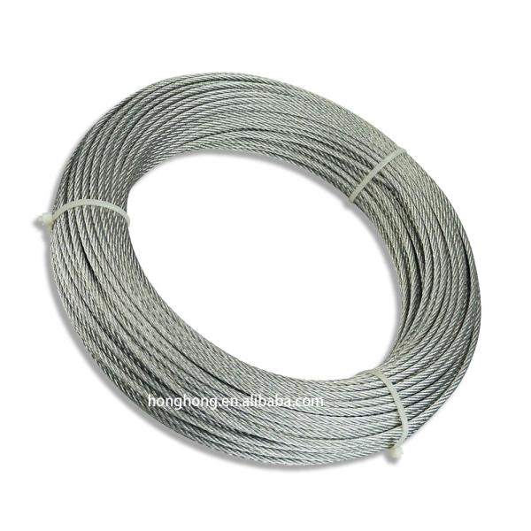 High Tensile Cable Standard AiSi for Wire Rope Coated Stainless Steel Cable