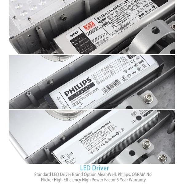 Тип уличный свет коробки ботинка СИД 200в, умные внешние уличные фонари умирает раковина литого алюминия