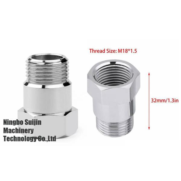 SS304 Oxygen Sensor Fitting Bungs M18 x 1.5 For Mounting Boss Plugs