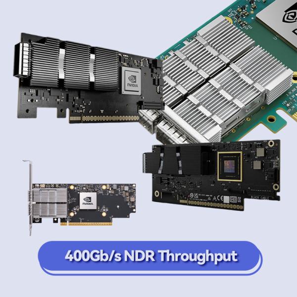 en 10 de l'adaptateur MCX515A-CCAT de carte réseau de 100GbE InfiniBand Mellanox 25 40 50 vitesses d'Oe