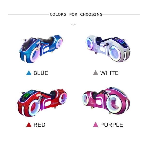 SGS Motorcycle Game Machine Remote Control Music Amusement Adults Prince Moto Rides