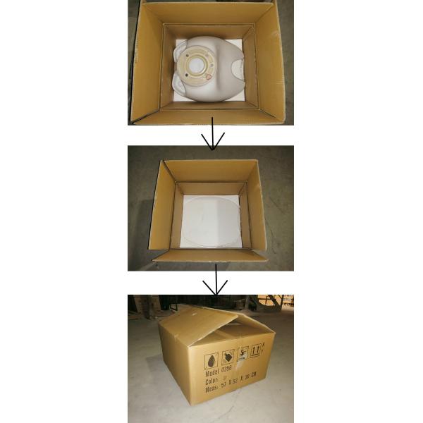 Черный керамический таз мытья шара шампуня для красоты