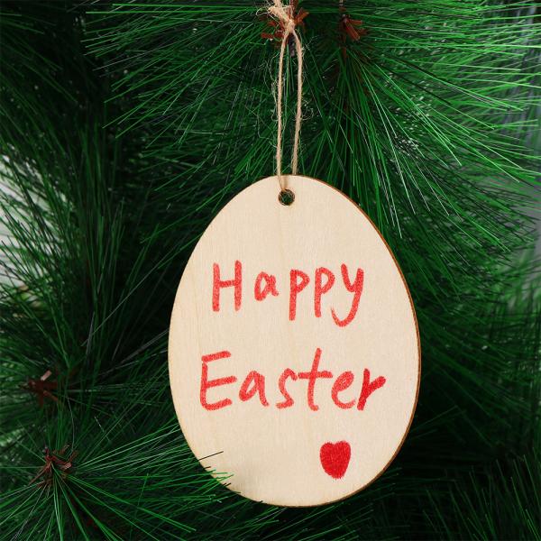 Обломоки вися ремесла 60mm незаконченные деревянные прикрывают деревянные блоки