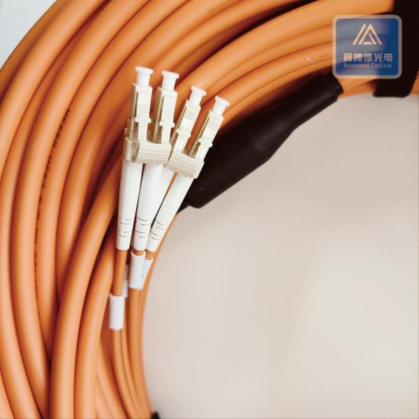 ST-DLC-35M 6.5mm Orange LSZH Armored Fiber Patch Cord