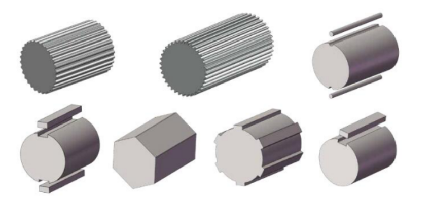 Threaded Cool Rolling Shaft For Double Screw Extruder Screw Elements Customized L/D
