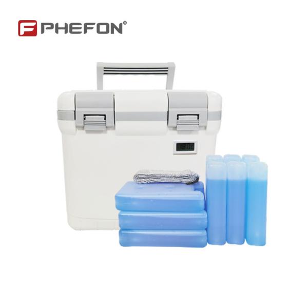 Aislamiento refrigerador de medicamentos portátil 48 horas caja de almacenamiento de cadena de frío para la vacuna de sangre