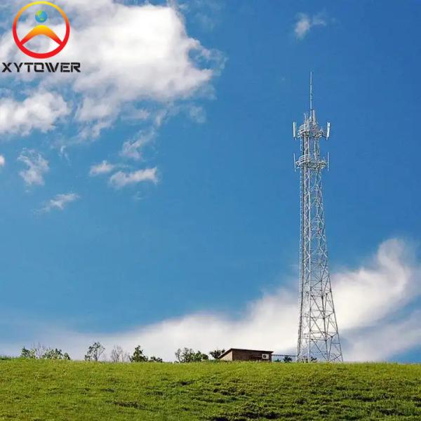 40m 4 Legged Wireless Self Supporting Wifi Antenna Angle Steel Communication Tower