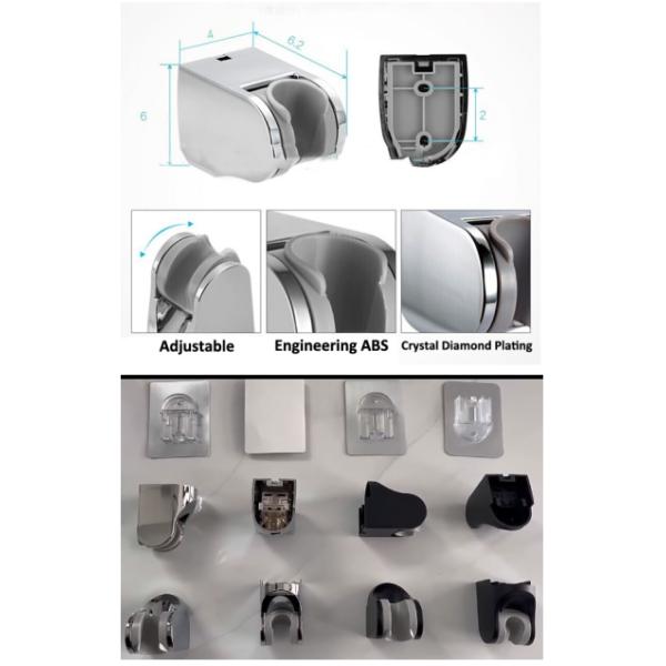 CE SASO Сертифицированный цинк Хромный корпус Материал Душевая стойка Прочная клейкость И водонепроницаемость