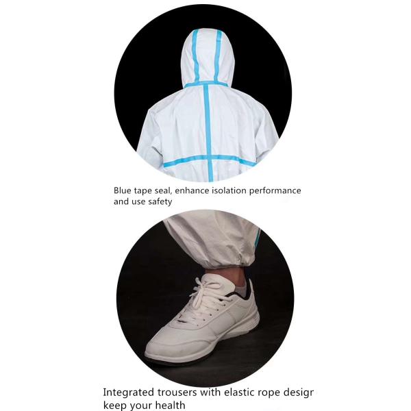 Antivirus Medical Disposable coverall Protective Clothing CE certificate suit