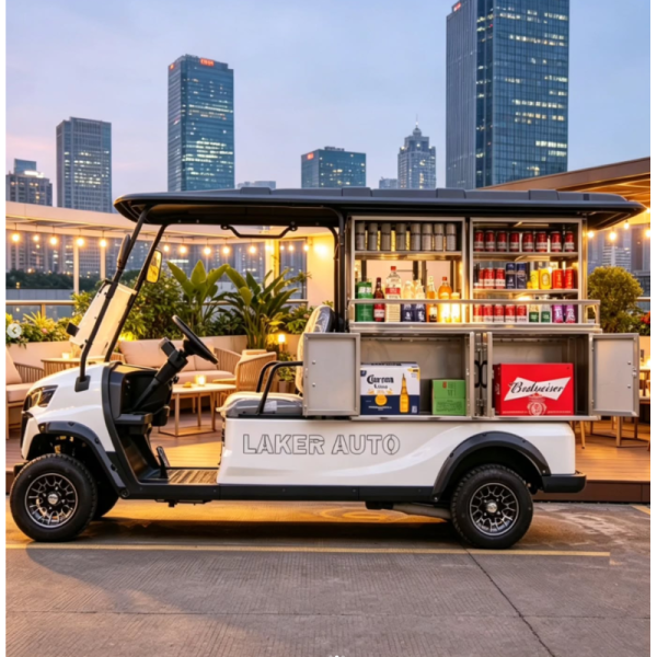 Utility Golf Cart with Vending Module