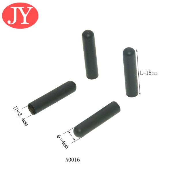 jiayang fashion customized logo metal tips metal aglet draw cord end aglet for hoodies