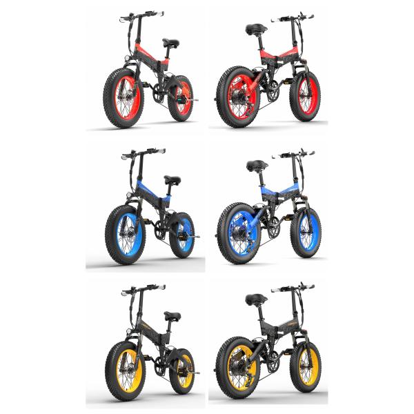 Lankelsisi X3000Plus 20 Inch Fat Tire Electric Bike 1000W 13AH