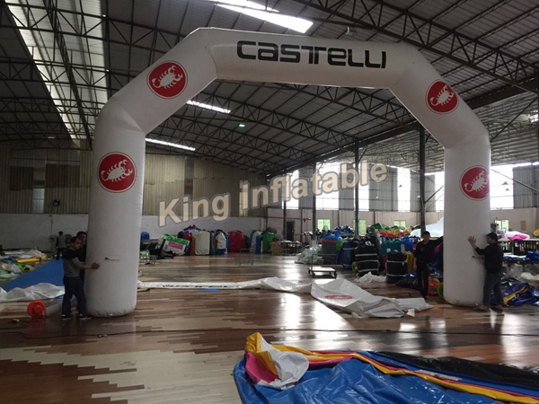 Outdoor Durable Oxford Event White Inflatable Arches For Promotion Or Advertising
