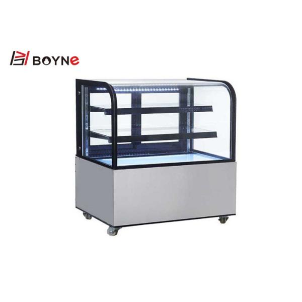 Вертикаль Рефригератед шкаф дисплея 3 - витрина дисплея пекарни слоев