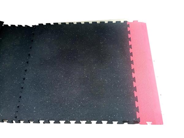 Hassle Free 5 Minute Install Interlocking Rubber Mats No Glue No Tools DIY-Friendly for Any Space