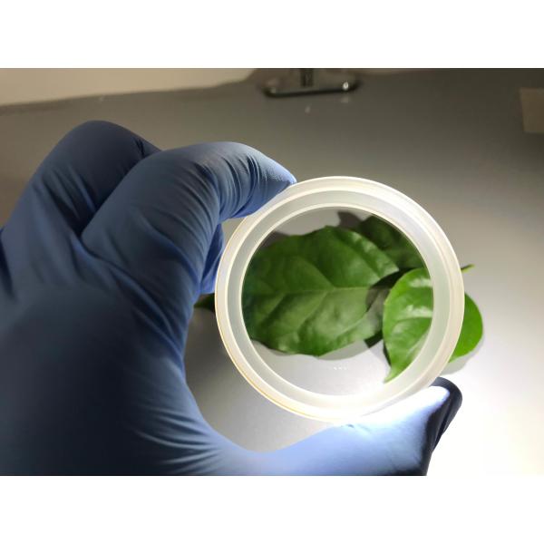 Vidrio transparente de Sapphire Optical Windows Polished Flanges del vacío