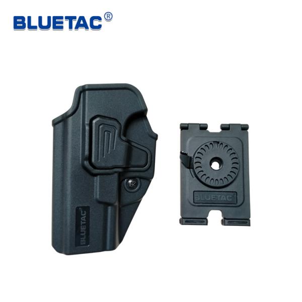 Glock 17 Glock 19 Gun Holster Index Finger Release Smooth Draw Zero Snag Design