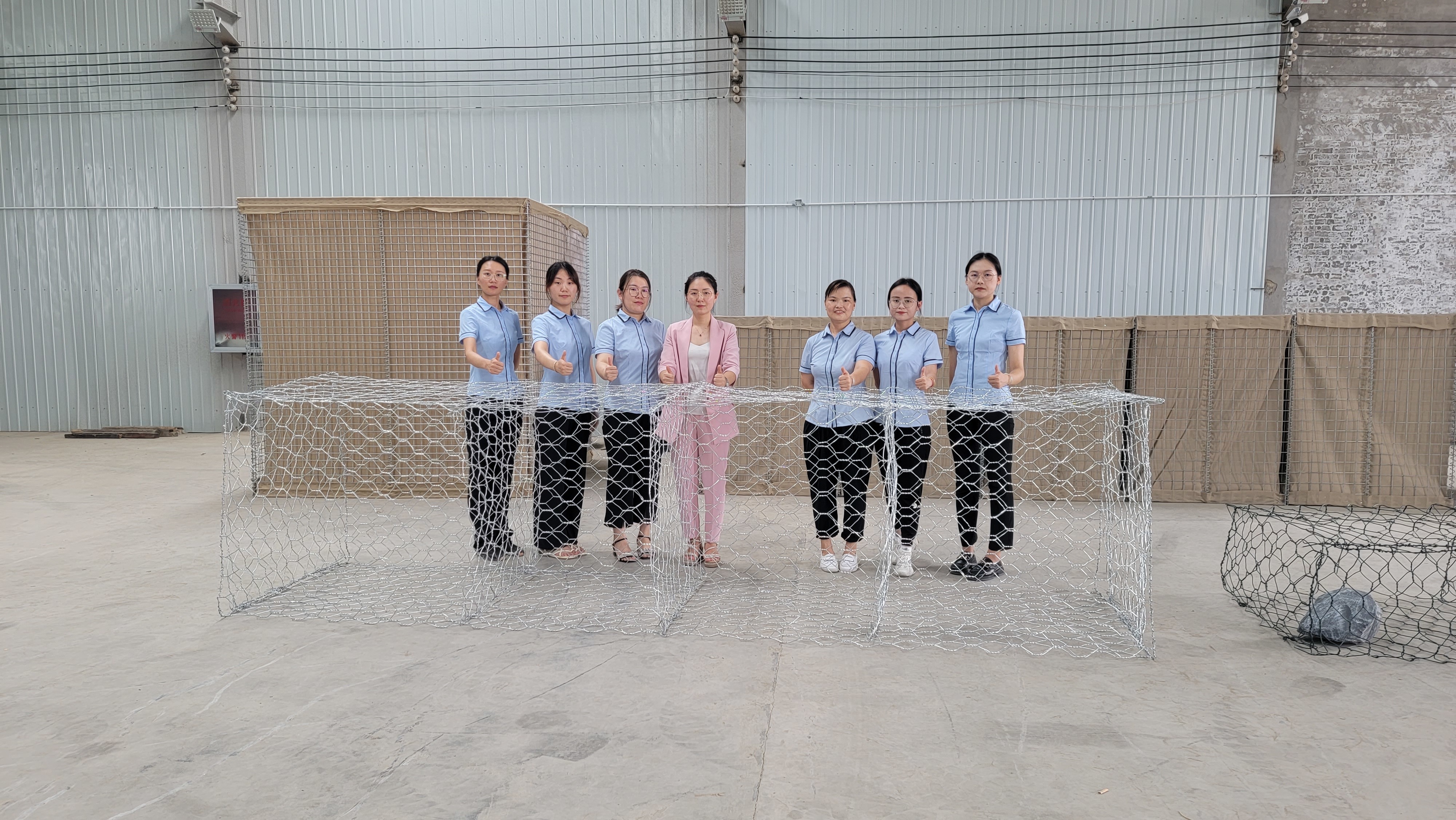 Zinc Aluminum Alloy Gabion Wire Mesh For Flood Control Dam Construction