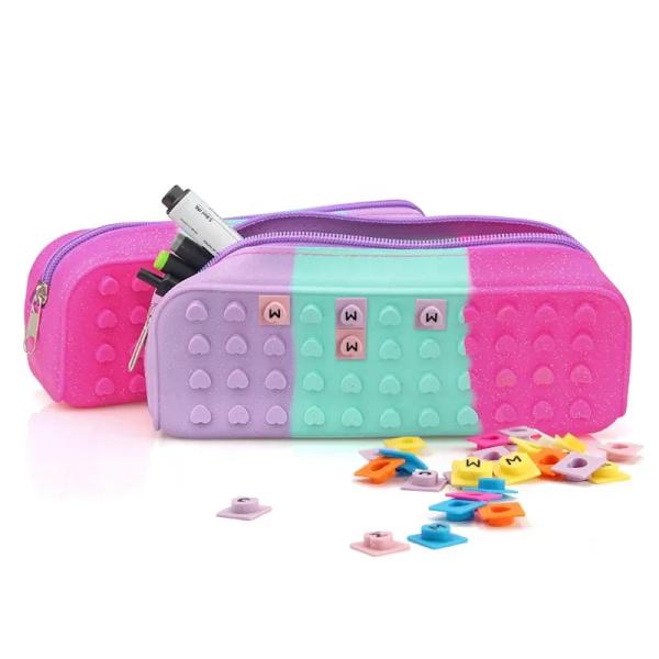 School Pencil Electronics Silicone Case Durable For Kids Students