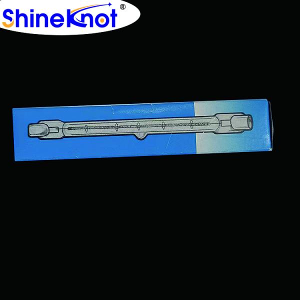 100W Transparent Glass Tube Ceramic Lamp Holder for Sports Stadiums Lighting Solutions