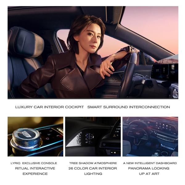 Speed 653km Electric Luxury Ca-dillac IQ Rave SUV -Made Energy Car with 3094mm Wheelbase and 608kWh Battery Capacity