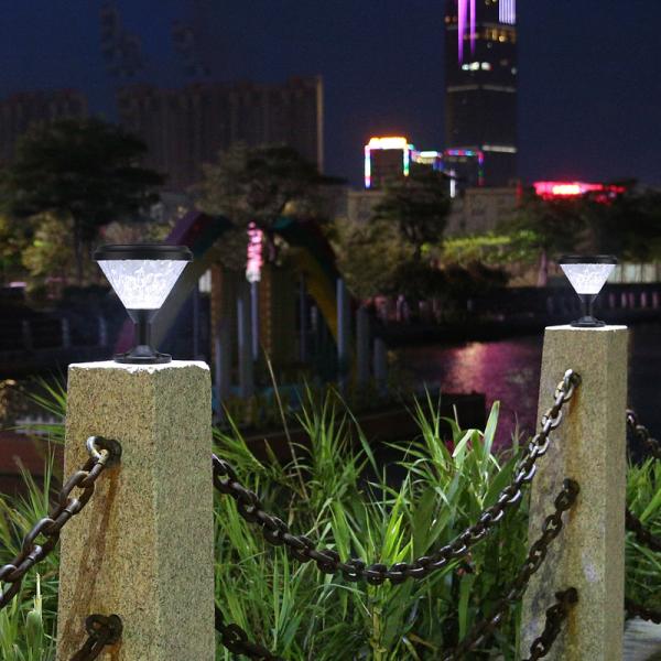 5V 2W Post Solar Led Column Lights Outdoor IP65 Courtyard Decoration SMD 2835