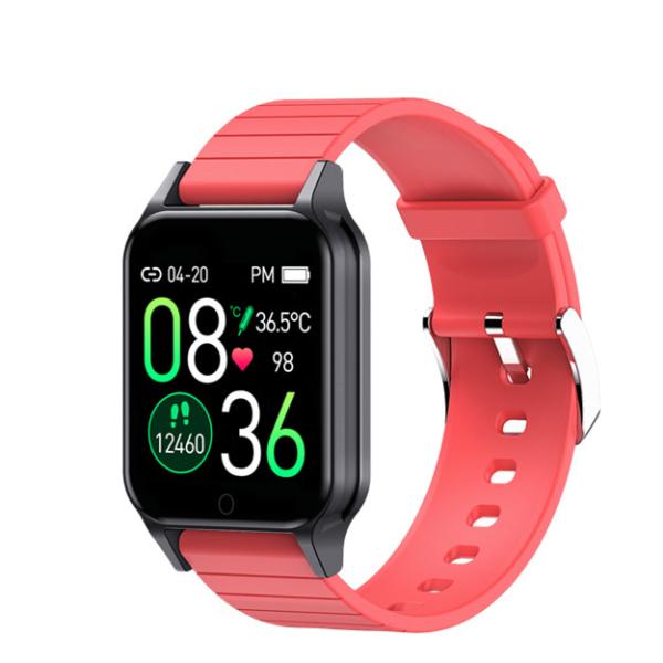 T96 Smartwatch Body Temperature Kids Waterproof Measuring Gts T96 Bracelet Fitness Health Tracker ECG