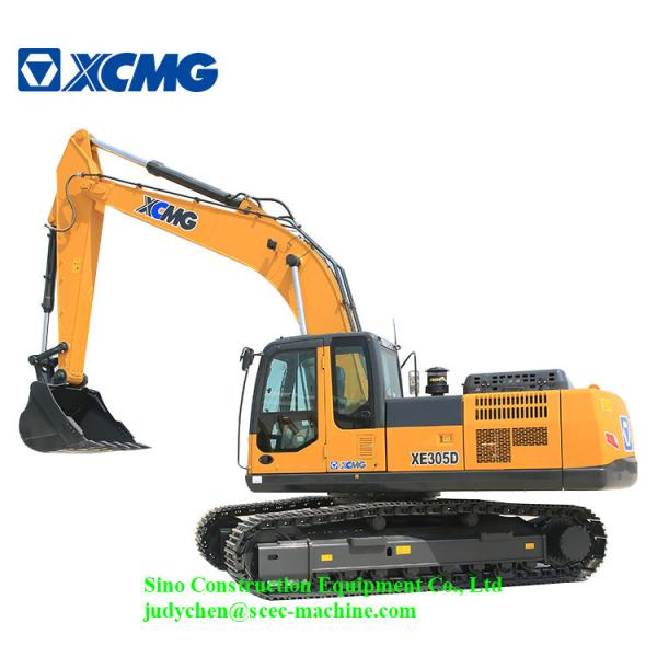 Low Speed Hydraulic Crawler Excavator XE305D Euro III Engine 169Kw 30 Ton 1.4m3