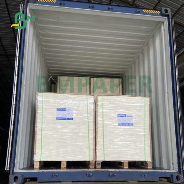 1.5 mm 2 mm 3 mm Papel blanco recubrido brillante para hacer una caja de papel 1220 x 2200 mm