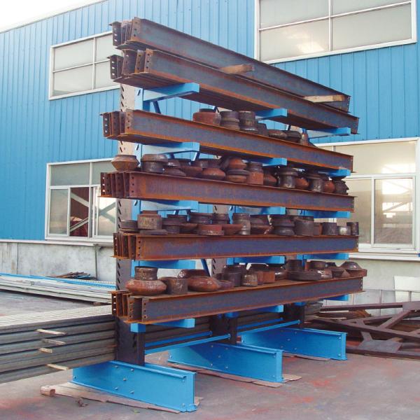 Armazéns de carga pesada, prateleiras de cantilever, prateleiras de armazenamento de armazenamento de braço único até 1500 kg