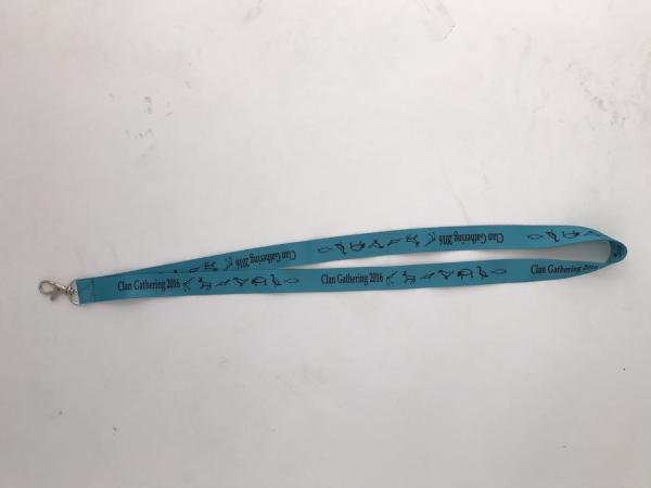 CMYK Silk Screen Lanyards / Custom Heat Transfer Lanyard For Promotional , Gifts