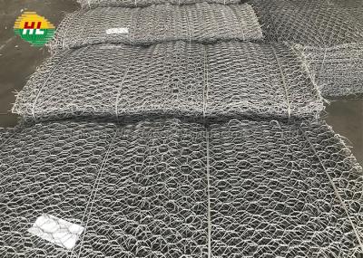 o fio galvanizado 2.7mm Mesh Gabion Box 80x100mm para o banco de rio protege