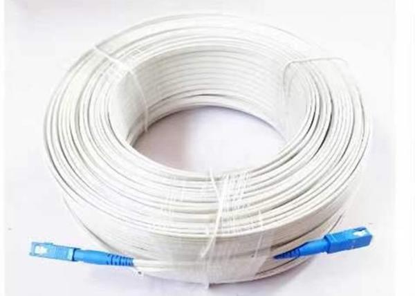 Outdoor White SC G657a Butterfly Cable For FTTB