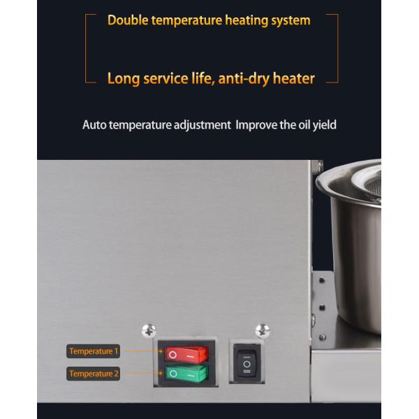 Машина прессы масла солнцецвета арахисов SS 610W 6kg/H домашняя