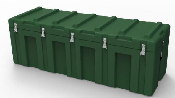 Caja de rotación de plástico LLDPE Caja de herramientas de plástico verde de moho rotoplástico