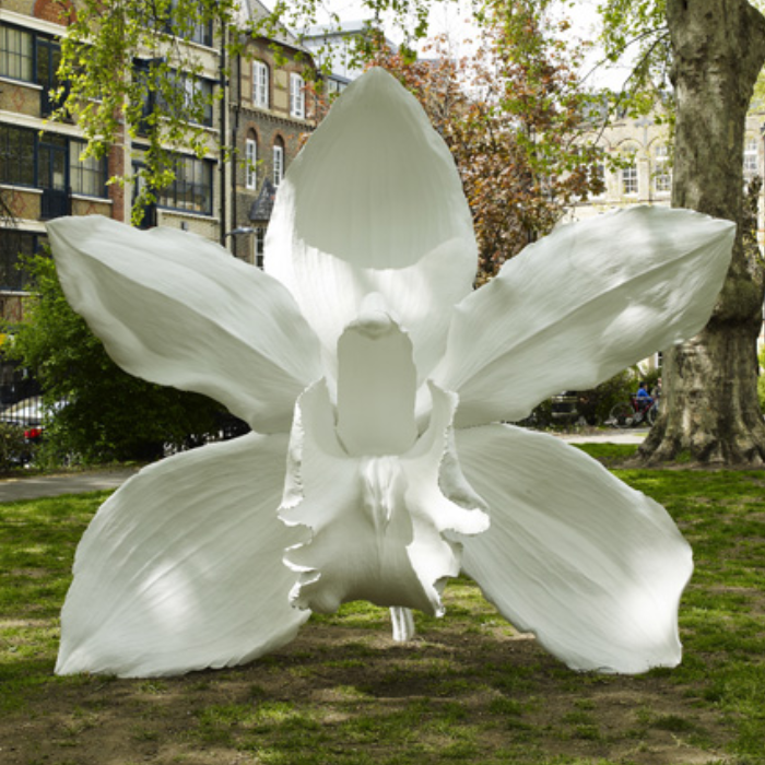 Custom Outdoor Stainless Steel Folk Art 3D Flower Sculpture for Art & Collectible