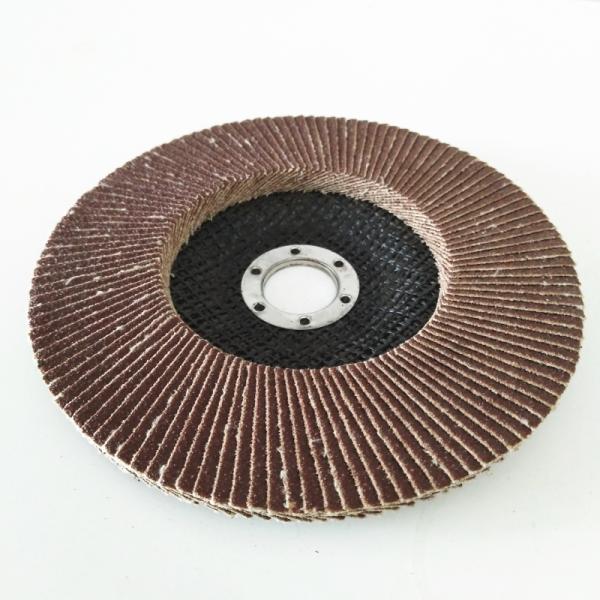 16mm 22mm or Threaded Inner Hole Abrasive Emery Paper Flap Disc for Zirconia Material